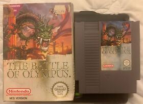 The Battle of Olympus | NES | No Manual | UK PAL BOXED. RETRO. LOOK. NINTENDO