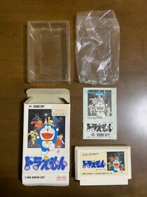 Game soft Famicom『DORAEMON』with an box and explanation from Japan③