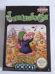 Lemminge - Nintendo NES - CIB - fast neuwertig - PAL A UKV
