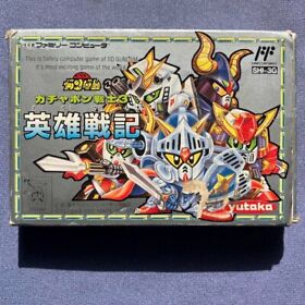 Famicom SD Gundam Gachapon Senki 3 Legend of Heroes Video game software USED