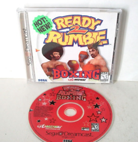Ready 2 To Rumble Boxing 1 Sega Dreamcast Complete Game Disc Fighting CIB Tested
