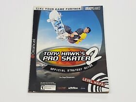 Tony Hawk's Pro Skater 2 Dreamcast Ed. Brady Games Strategy Guide Book *damage