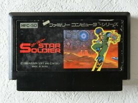 STAR SOLDIER NES Hudson Nintendo Famicom From Japan