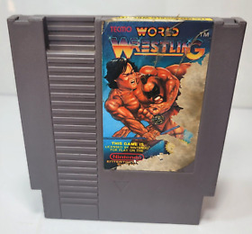 TECMO World Wrestling (Nintendo NES, 1990) Authentic Game Cartridge - Tested