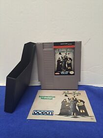 The Addams Family (Nintendo Entertainment System, NES Cartridge Manual  And Case