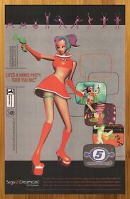 2000 Space Channel 5 Sega Dreamcast Vintage Print Ad/Poster Authentic Promo Art