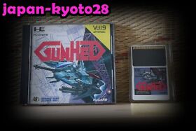 Gunhed Gun Hed PC Engine PCE Japan  Good Condition