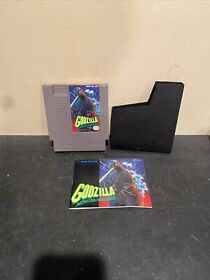 Godzilla (Nintendo Entertainment System) NES Cartridge And Manuel