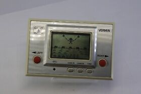 Nintendo Game & Watch Silver Series Vermin MT-03 Made in Japan Great Cond. #7