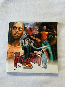 The House Of The Dead 2  Instruction Manual / Booklet Only  Sega Dreamcast 