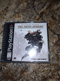 Final Fantasy Anthology V VI PlayStation 1 PS1 PSOne Black Label 2 Discs & Case!