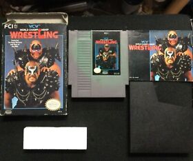 IN Box with Manual WCW World Championship Wrestling NES