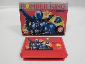 NES -- BOMBER KING -- Action. Fake box. Famicom, JAPAN Game. 10533