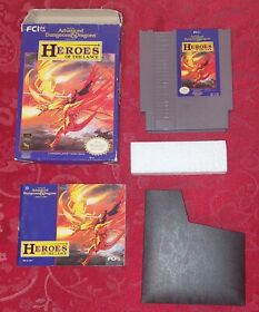 Advanced Dungeons & Dragons: Heroes of the Lance Nintendo NES D&D authentic wow