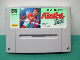 SNES -- VOLLEYBALL TWIN -- Super famicom. Japan. 12930