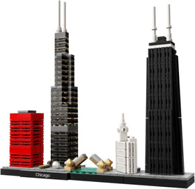 LEGO Architecture Chicago 21033 Skyline Building Blocks Set (444 Multicolor 