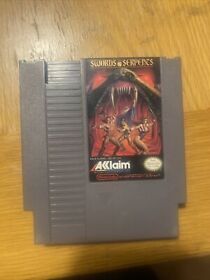 Swords And Serpents (Nintendo Entertainment System, NES, 1990) Tested Working