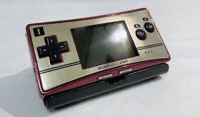 Nintendo Game Boy Micro Famicom Console - Red/Gold