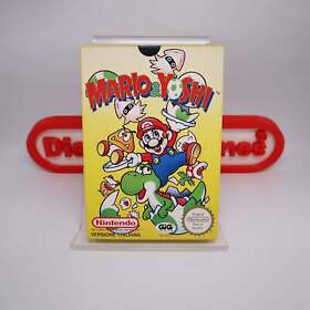 NES Nintendo Game MARIO & YOSHI - Sticker Sealed Italian Version! -NEW & Sealed!