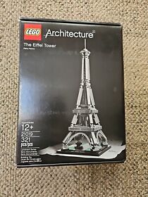Lego Architecture The Eiffel Tower  (21019) Box Opened, Bags Still Sealed Inside