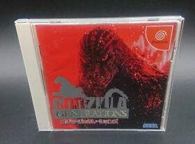 Godzilla Generations Dreamcast Game with Manual DC Japan NTSC-J