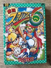 Good Condition] Fierce Battle Stadium Famicom Box with explanation and notes