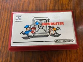 NINTENDO GAME AND & WATCH SAFE BUSTER MULTI SCREEN HANDHELD VIDEO GAMES WORKING