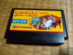 Famicon FC Karateka Classic NES Nintendo Game Famicom Retro Vintage Cartridge