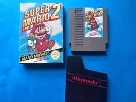 Super Mario Bros 2 Nintendo NES Game Pak NES-GP Version Boxed