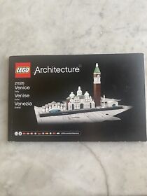 LEGO Architecture Venice Italy 21026 Instruction book ONLY  - No LEGO Pieces