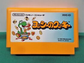 NES -- Yossy no Cookie / Yoshi's Cookie -- Famicom, JAPAN. Work fully!! 12998