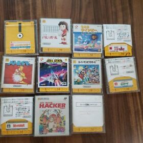 Famicom Disc System Lot of 11 Japan NTSC-J Super mario bros metroid Used