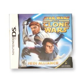 Star Wars: The Clone Wars -- Jedi Alliance (Nintendo DS, 2008) COMPLETE NES HQ