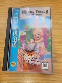 Chuck Rock II: Son of Chuck (Sega CD, 1993) CIB, Complete