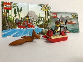 LEGO Adventurers ~ Dino Island ~ 5912-1 "Hydrofoil" Complete ~ 2000