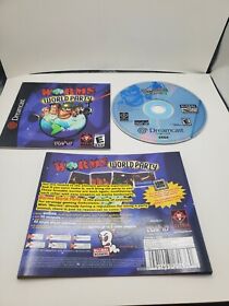 Worms World Party Sega Dreamcast Complete in Box CIB Tested Authentic