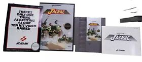Jackal (Nes) (1987) w Manual, Konami Poster Ad And Hard Case. Free Shipping!!!
