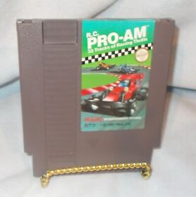 R.C. Pro-Am  (Nintendo NES) VINTAGE Authentic, cleaned and tested