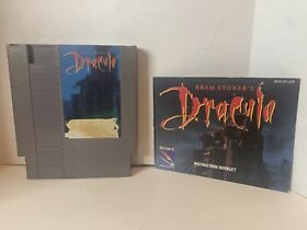 Bram Stoker's Dracula Nintendo NES Original Authentic Genuine Game & Manual Only
