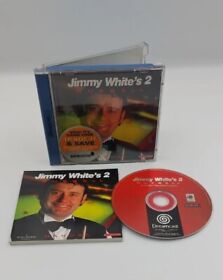 Jimmy White's Cueball 2 Sega Dreamcast, 1999 Snooker Billiards Pool Game 