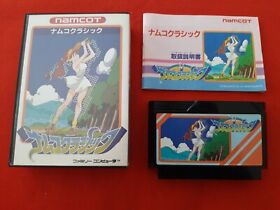 Classic Family Golf 1 Namco Famicom Nintendo Nes Ntsc-Jap Complete Tbe