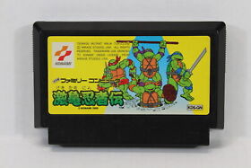 Gekikame Ninja Den Teenage Mutant Turtles 1 Nintendo FC Famicom NES Japan Import