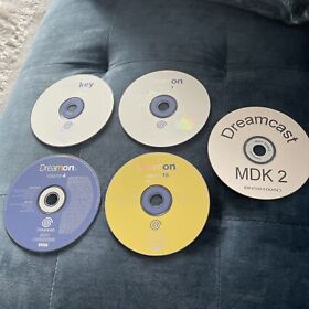 Vintage Dreamcast Discs Only Dream On Vols 1, 4&16, MDK 2, Dreamkey