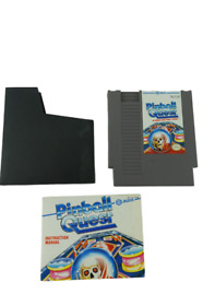Nintendo Original NES Pinball Quest Game Cartridge, Manual & Case Tested Working