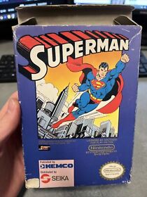 SuperMan - Authentic Nintendo NES Game - Tested & Working No Manual