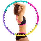 Hula Hoop Reifen Fitness Magneten Bauchtrainer Abnehmen Massagenoppen Ring 98cm