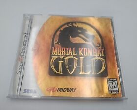 Mortal Kombat Gold Edition (Sega Dreamcast. 1999) Complete CiB TESTED PICS 