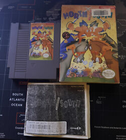 North and South Nintendo NES Game W/ Box & Repo Manual CLEAN BOX READ