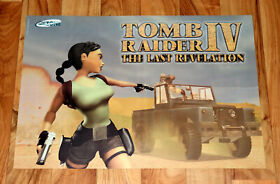 1999 Tomb Raider 4 IV The Last Revelation /  Killer Loop Poster PS1 Dreamcast 