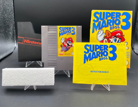 Super Mario Bros 3 Nintendo NES CIB Complete In Box Great Condition Tested